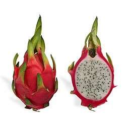Foto de dos pitahaya para exportar desde Sudamérica